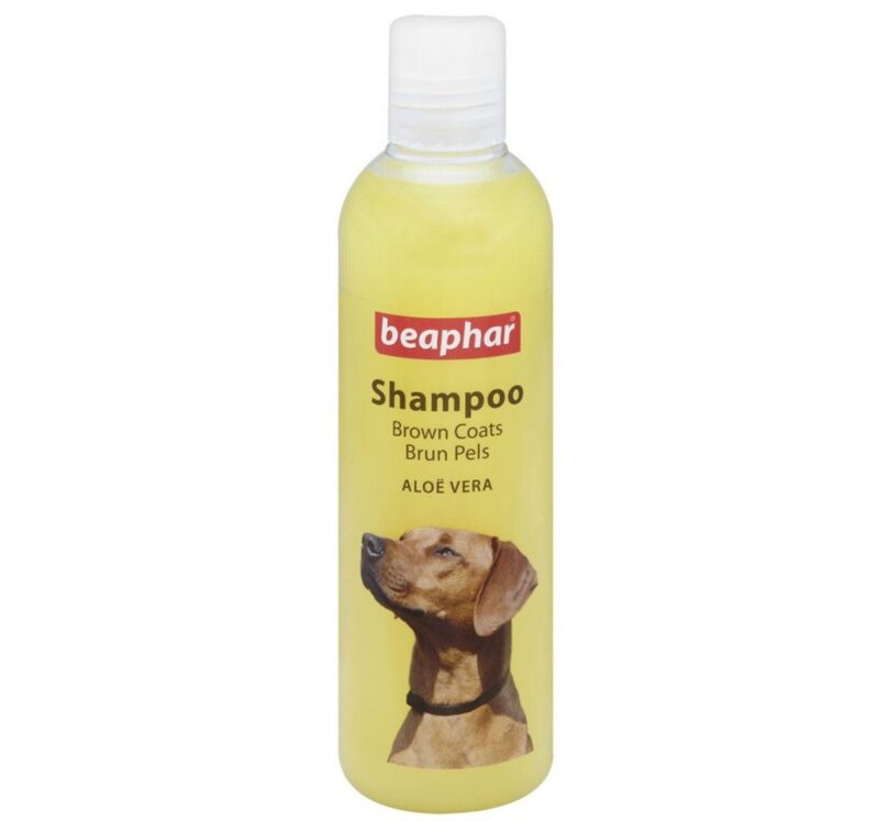 Beaphar Dog Shampoo Aloe Vera Enriched for Brown Coat Pets 250 ml
