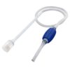 Aquarium Siphon Vacuum Water Pump Gravel Cleaner (White and Blue)