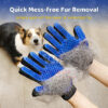 VM Mart Pet Grooming & Deshedding Gloves - Image 4