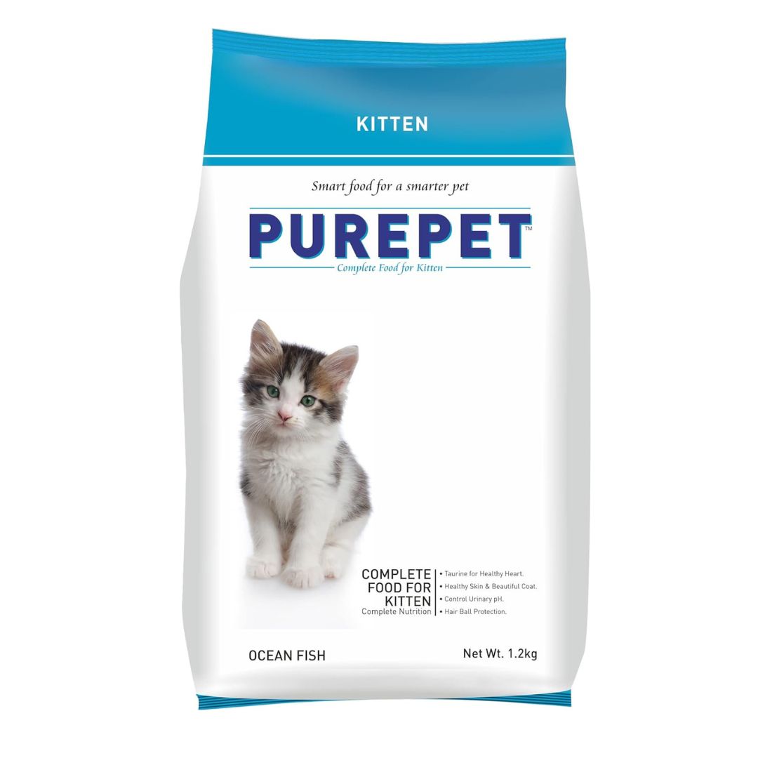 Purepet Ocean Fish Kitten Dry Cat Food 1 2kg VM Pets Mart