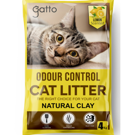 gatto cat litter sand lemon