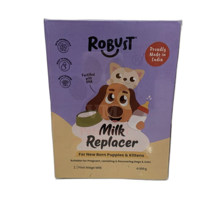 Robust Milk Replacer for New Born Puppies and Kittens , 100 g (2)