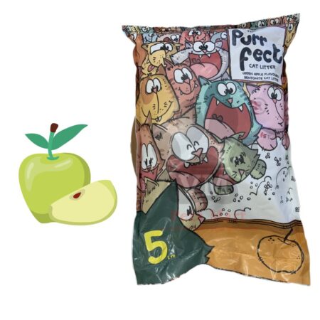 Purrfect Cat Litter Green Apple Flavour 5L