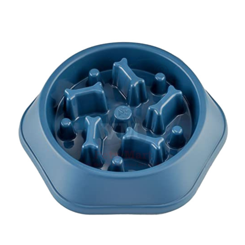 VM Mart Interactive Slow Feeder Dog Cat Bowl (1)