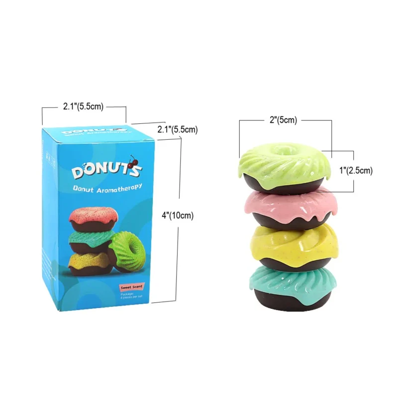 Donut Aromatherapy Dog Air Fresheners 4pcs - Image 4