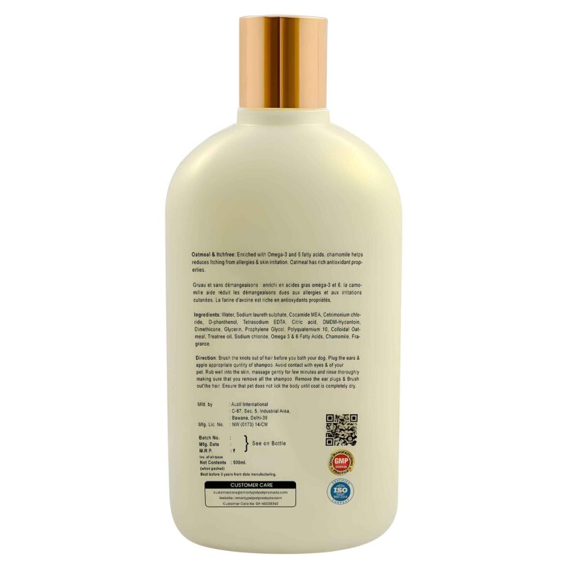 Smarty Pet Oh My Dog Oatmeal and Itch Relief Dog Shampoo - Image 2