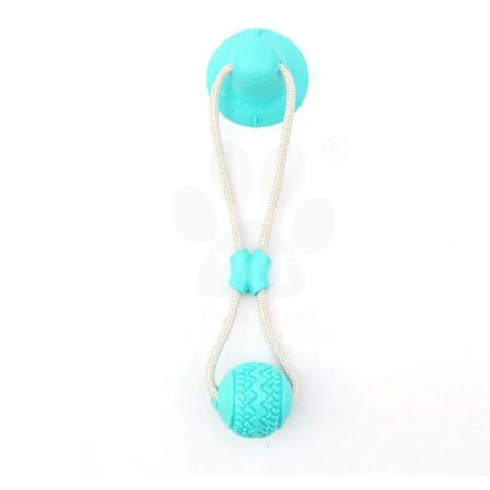 VM Mart Pet Interactive Suction Cup Ball Toy with Elastic Rope Dog Tooth Cleaning Toy (3)