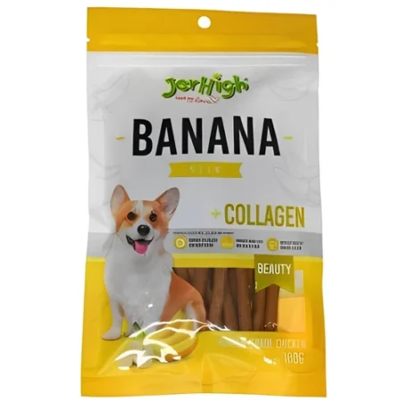 JerHigh Chicken Banana Stick Dog Treats 100g Dog Treats at VM Pets Mart